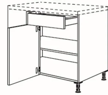 Nobilia Corner base unit UE100-60