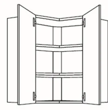 Nobilia Corner wall unit WE65-1